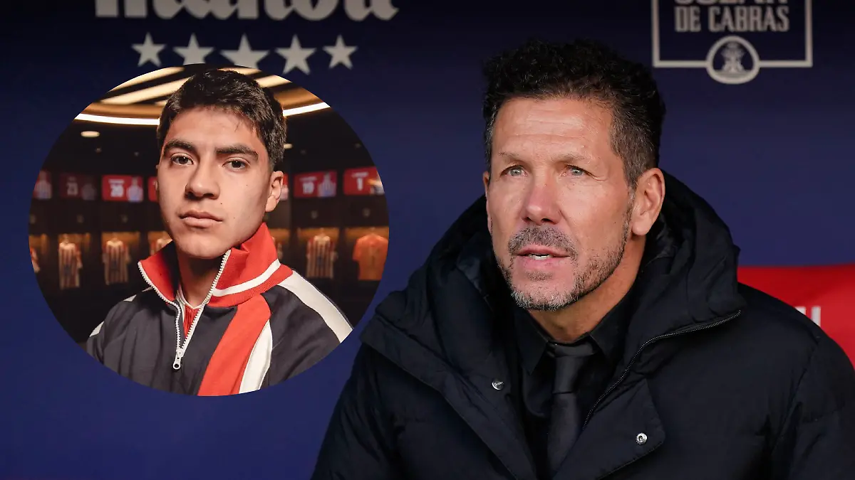 Diego Simeone reconoce las capacidades de Obed Vargas para jugar en Atlético de Madrid
