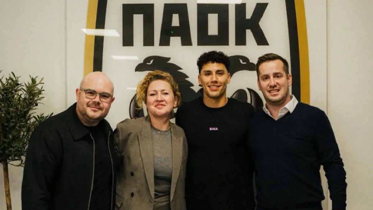 Jorge Sánchez, presentado con el PAOK