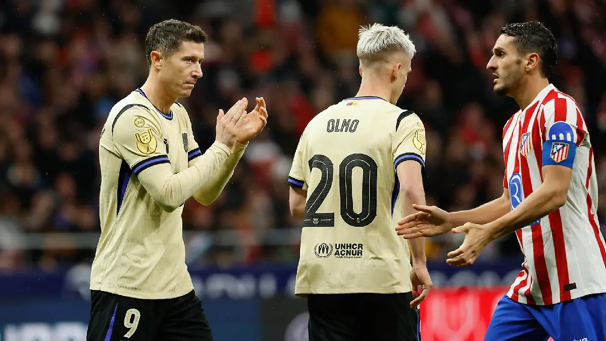 Atlético de Madrid golea al Barcelona