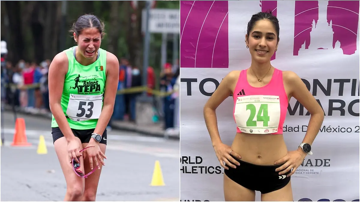 Natalia Mendiola y América López, jóvenes representantes de la marcha en México