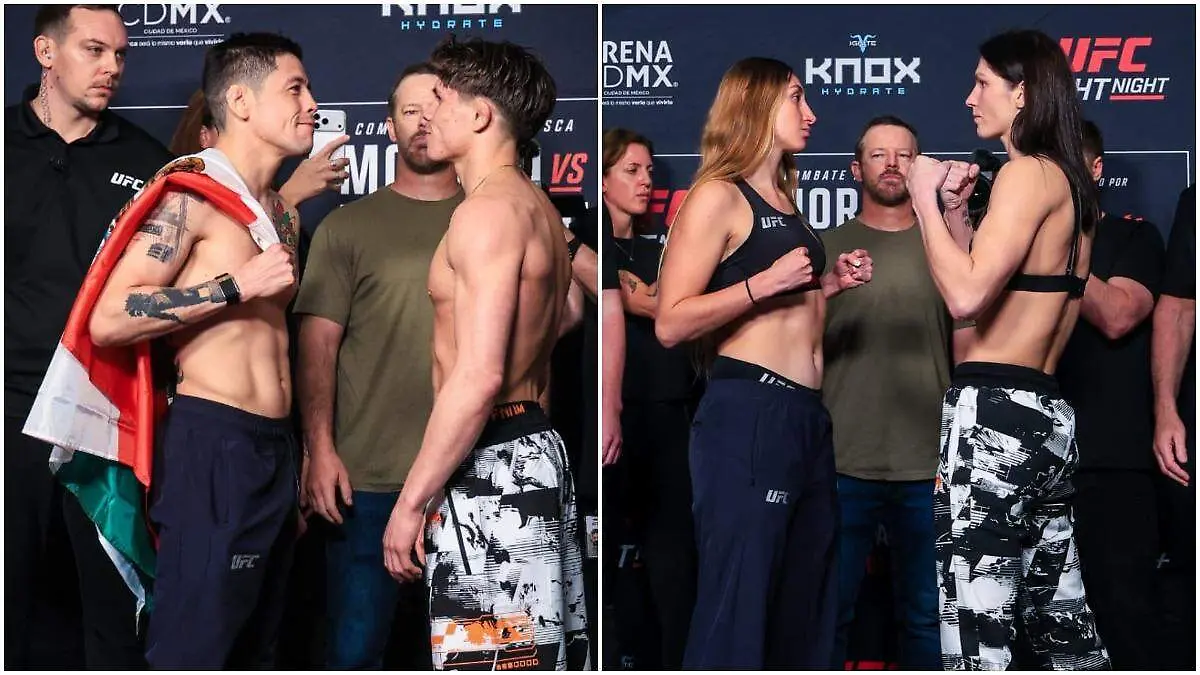 Los mexicanos superaron la báscula para UFC Fight Night _ Foto_ Oswaldo Figueroa