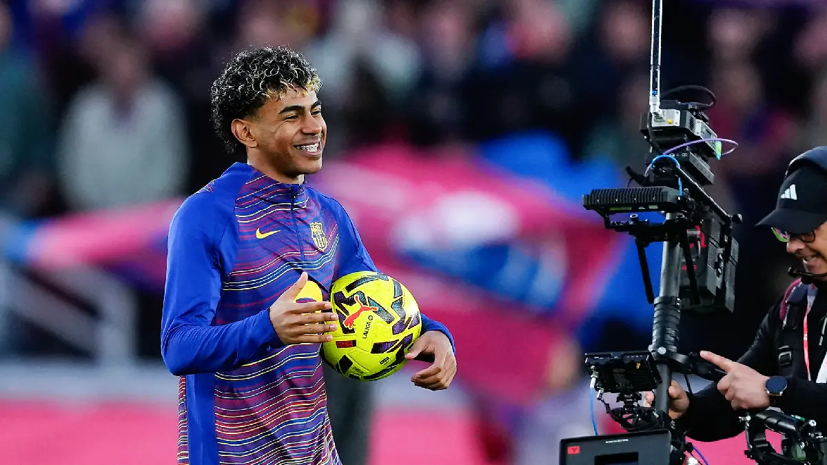 Lamine Yamal marca hat-trick