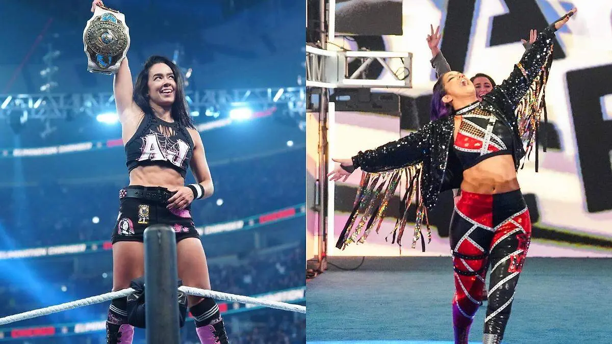 Bayley lucha contra AJ Styles por el Campeonato Intercontinental de la WWE