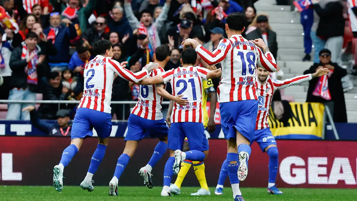 Obed Vargase es titular con el Atlético de Madrid