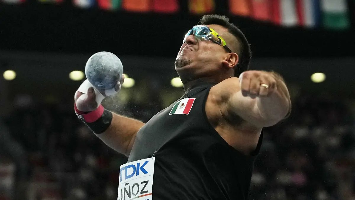 Uziel Muñoz en el Campeonato Mundial Indoor