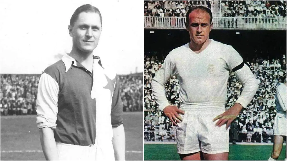 Alfredo Di Stéfano y Josef Bican jugaron para tres selecciones _ Foto_ Real Madrid