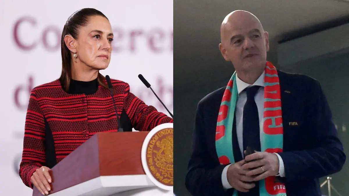 Claudia Sheibaum propone a Gianni Infantino trasladar los juegos de Irán en el Mundial 2026 a México