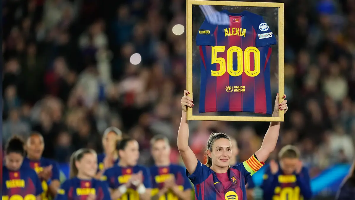 Alexia Putellas celebra el triunfo frente a Real Madrid