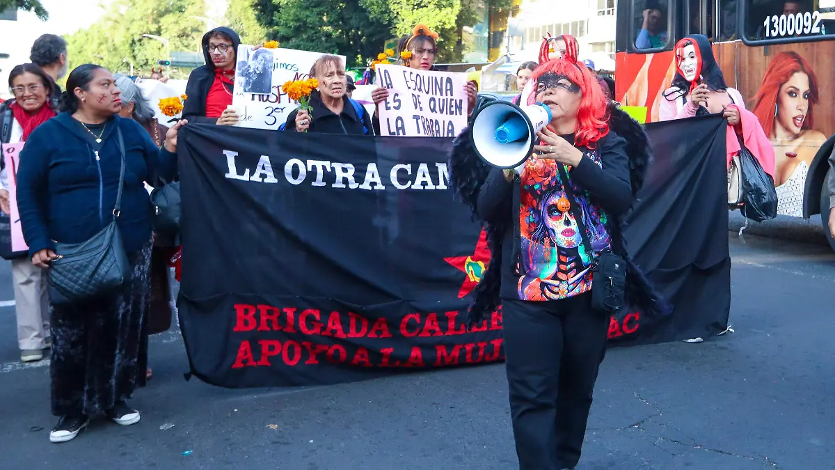 Trabajadoras sexuales protestan contra el Mundial 2026