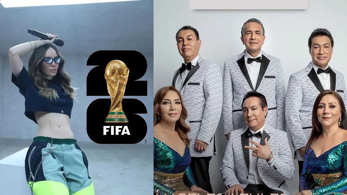 Los Ángeles Azules y Belinda hacen una canción para el Mundial 2026