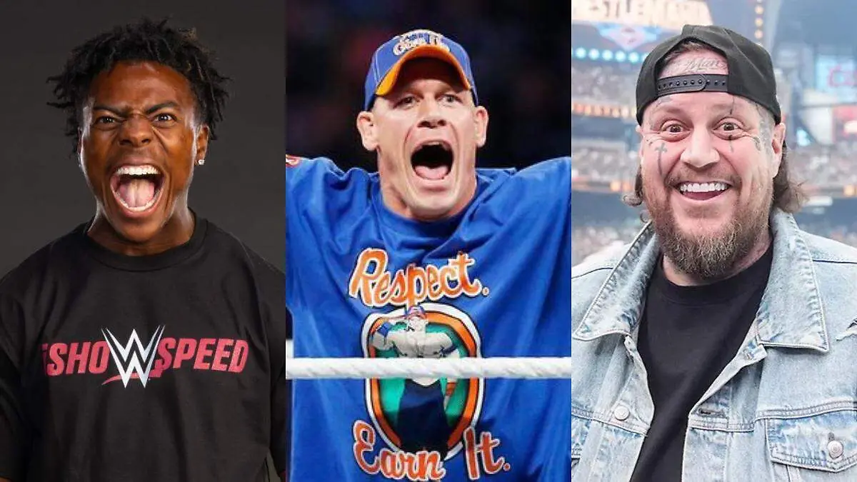 John Cena, IShowSpeed y Jelly Roll estarán en Wrestlemania 42