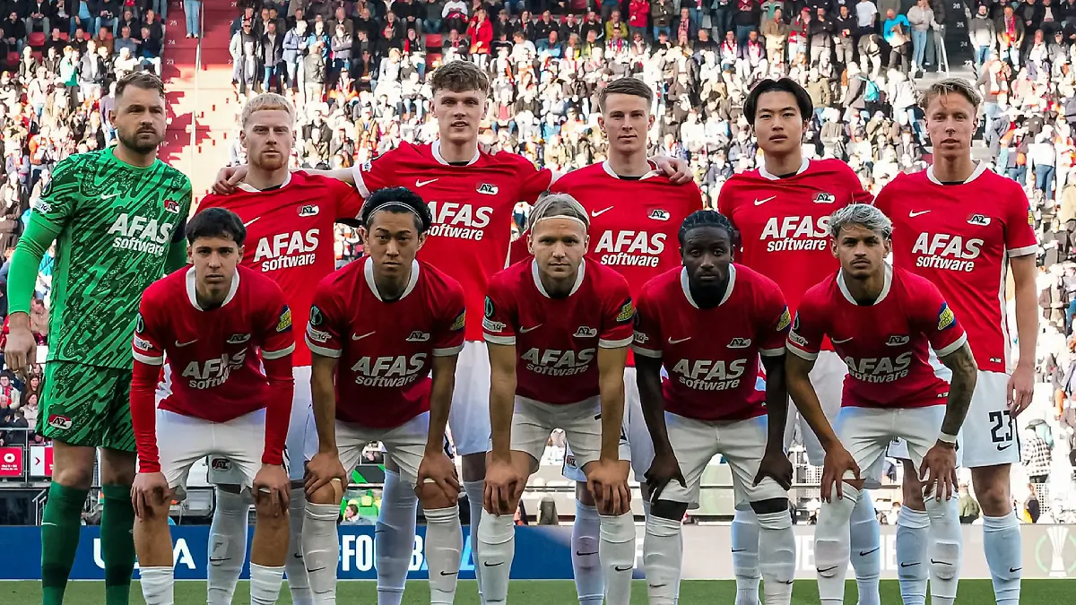 Mateo Chávez con el AZ Alkmaar