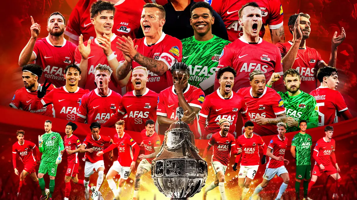 Mateo Chávez es campoén con el AZ Alkmaar (1)