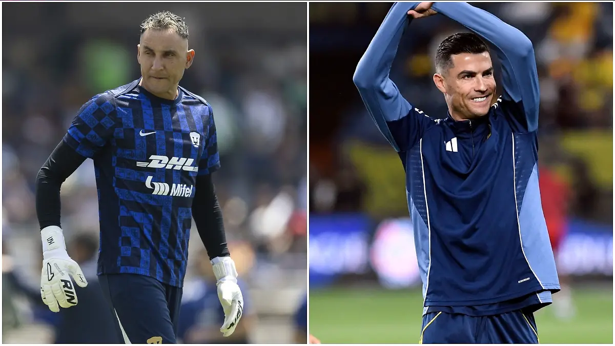 Keylor Navas y Cristiano Ronaldo