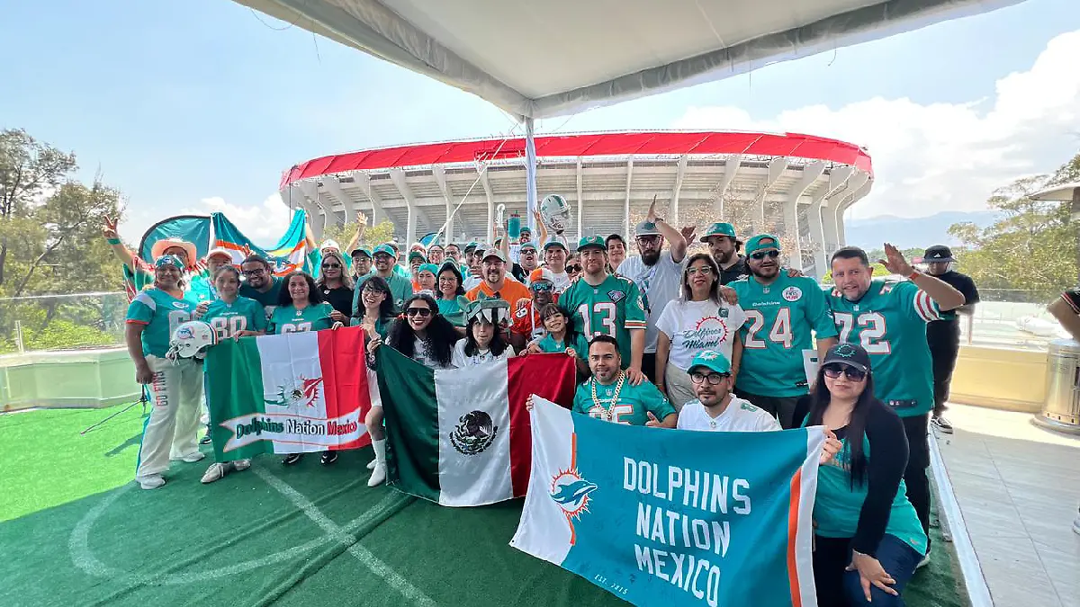 Fans de Miami Dolphins en México