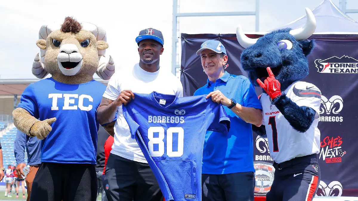Andre Johnson en el Estadio de Borregos