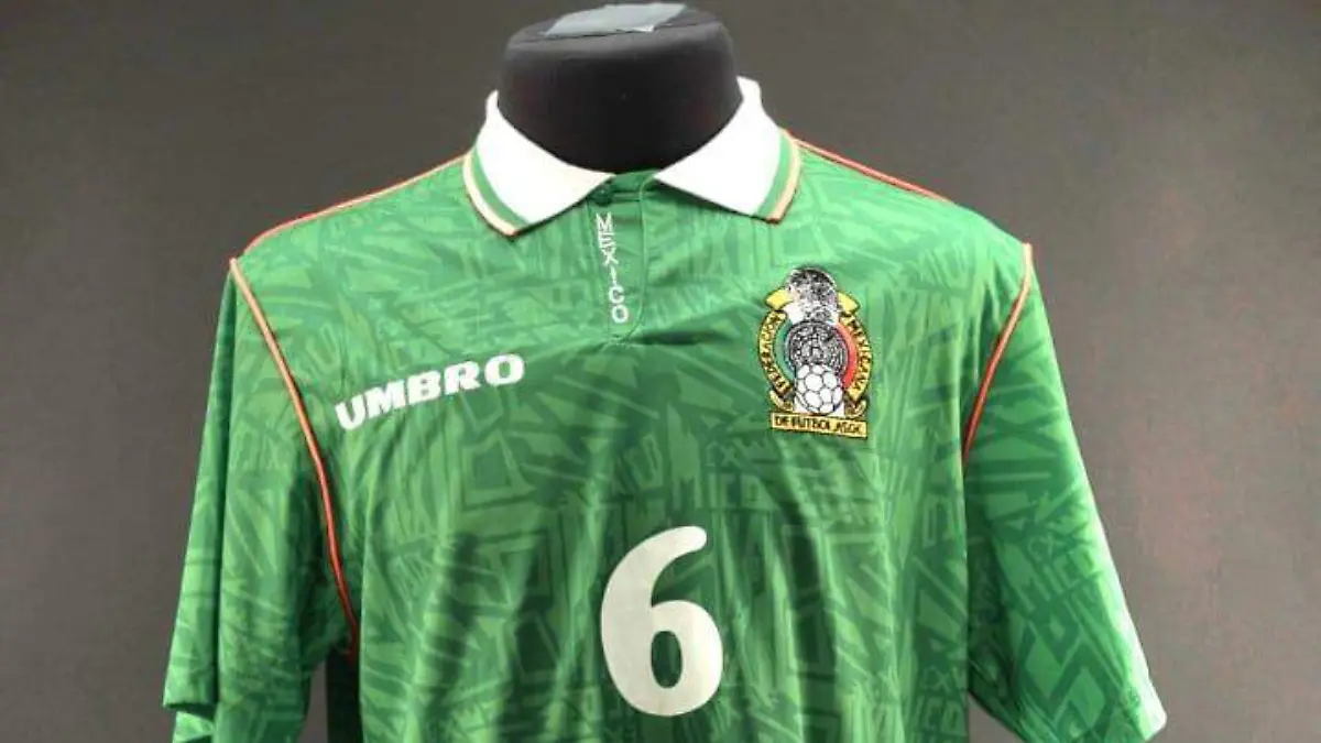 La playera que Marcelino Bernal uso en Estados Unidos 1994