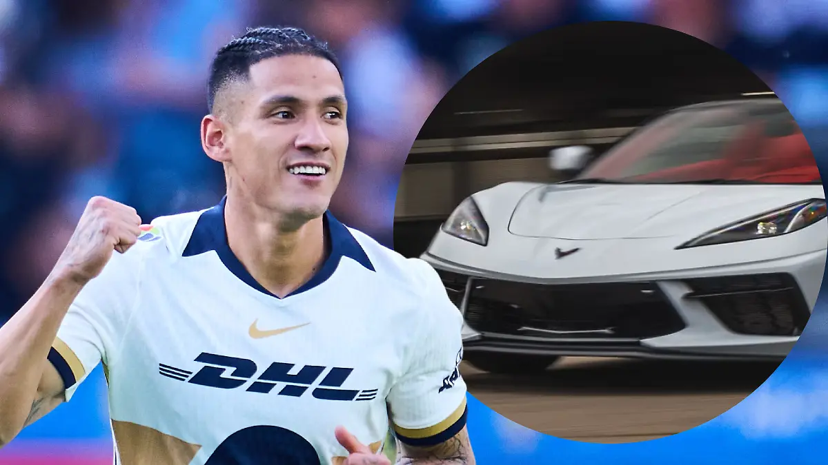 Uriel Antuna es dueño de  un Chevrolet Corvette C8 Stingray