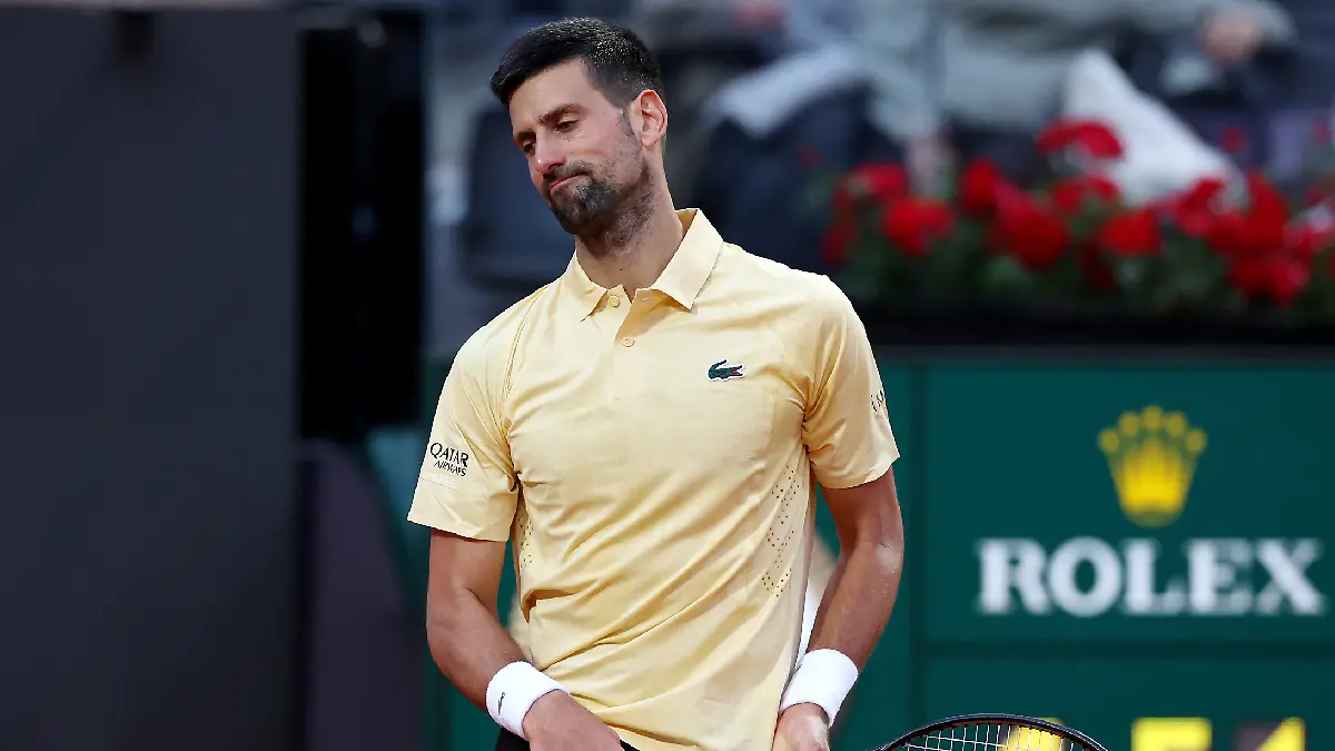Novak Djokovic pierde en el Masters de Roma