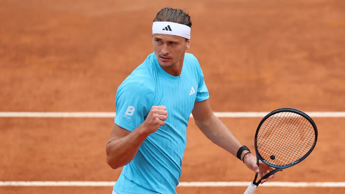 Alexander Zverev en el Abierto de Roma