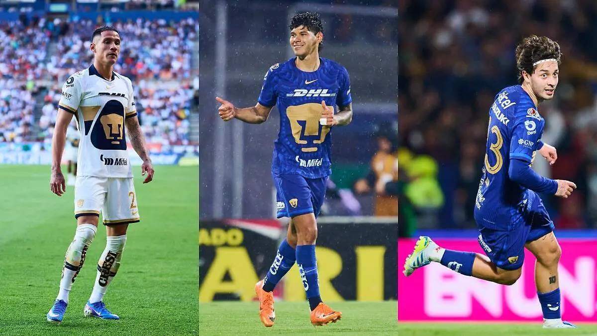 Uriel Antuna, Robert Morales y Jordan Carrillo brillan en Pumas