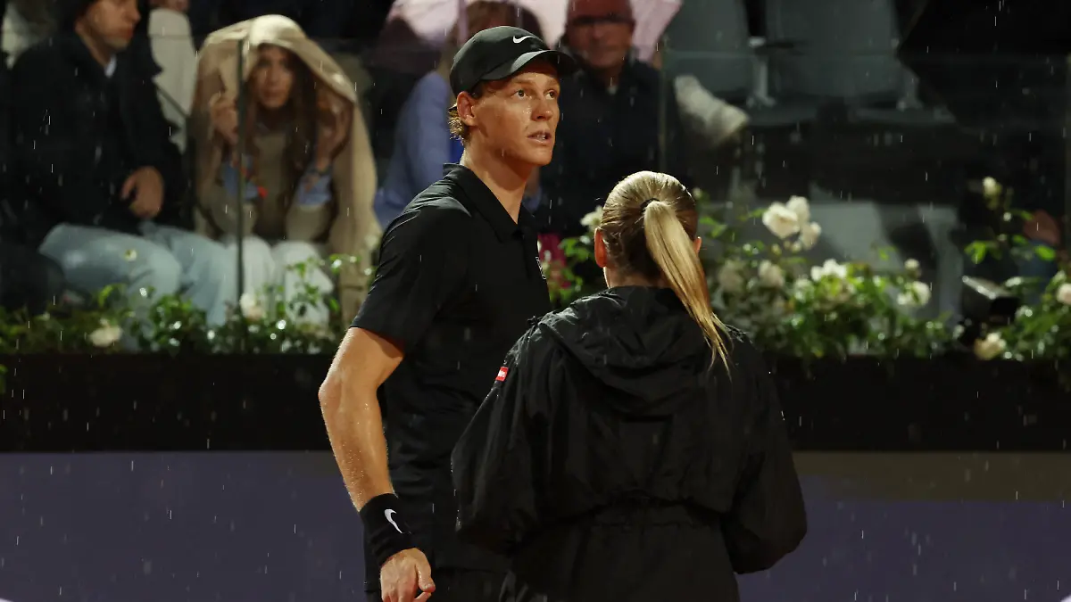 Se suspende semifinal de Jannik Sinner