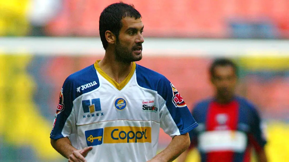Pep Guardiola jugó en México con Dorados de Sinaloa