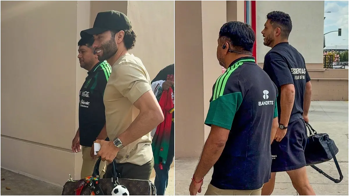 César Huerta y Raúl Jimpenez llegan a reportar con la Selección Mexicana