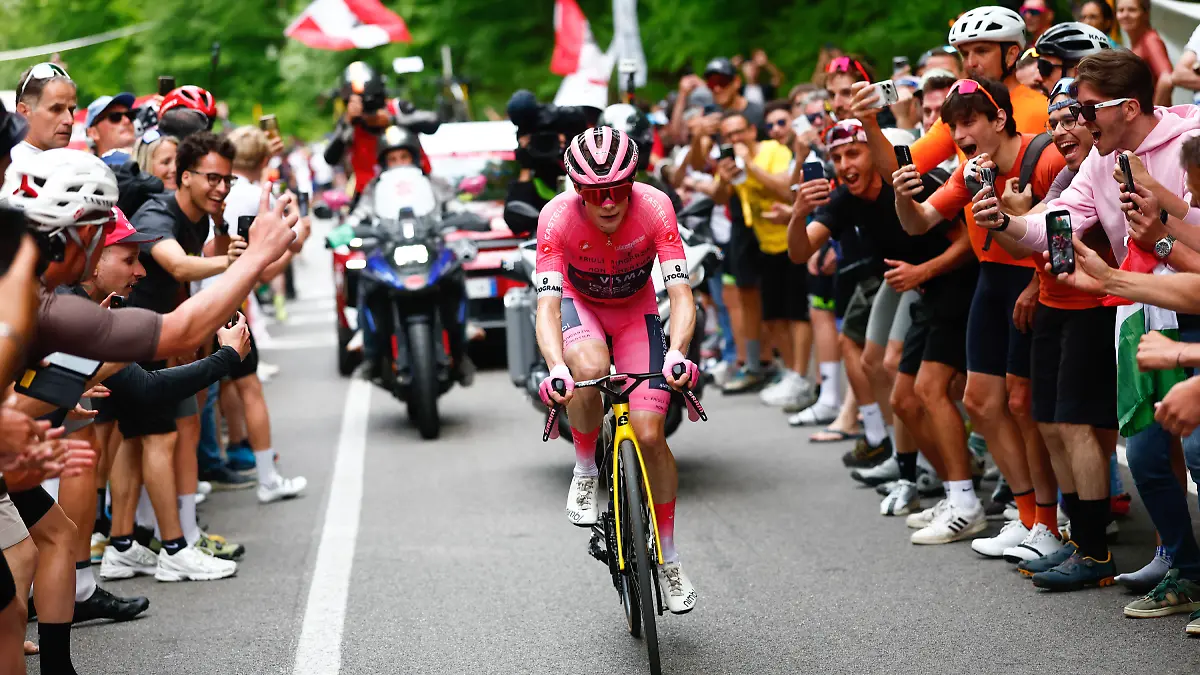 Jonas Vingegaard, cerca de ganar el Giro de Italia