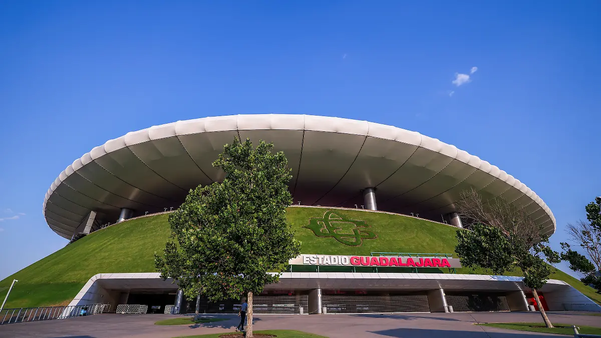 Así luce el Estadio Guadalajara