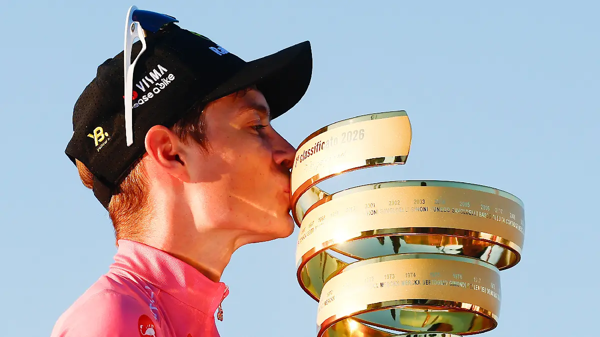 Jonas Vingegard, campeón del giro de Italia