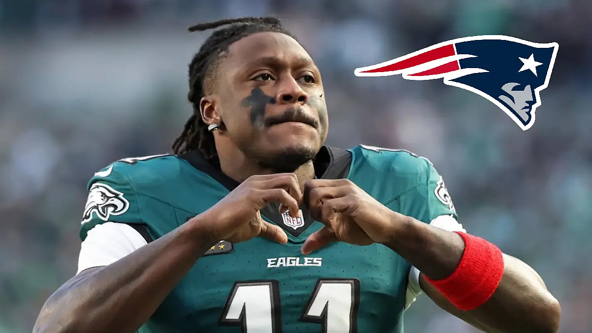AJ Brown llega a New England Patriots