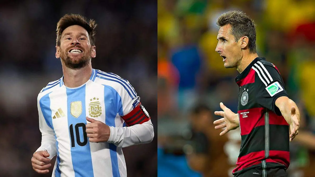 Lionel Messi busca el récord de Miroslav Klose de más goles en Mundiales