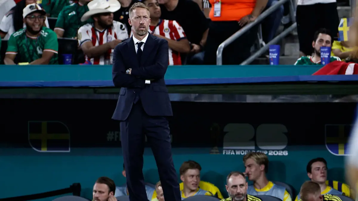 Graham Porter durante el Suecia vs Túnez