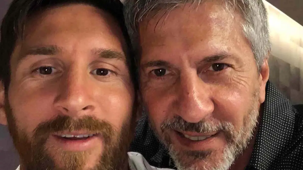 Lionel Messi y su padre