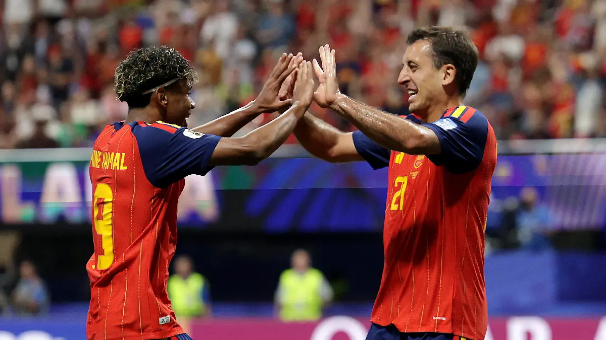 Lamine Yamal y Mikel Oyarzábal lideran goleada de España a