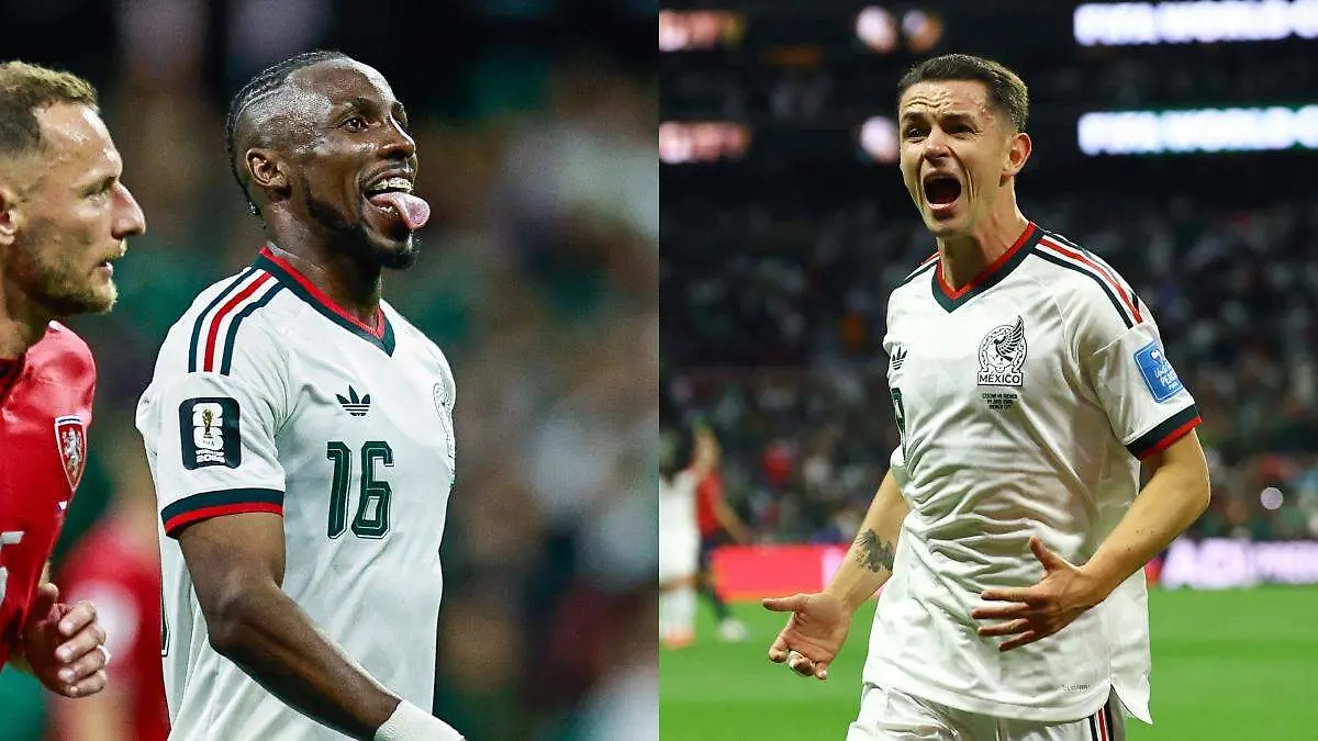 Julián Quiñones y Álvaro Fidalgo hacen gol con México vs Chequia