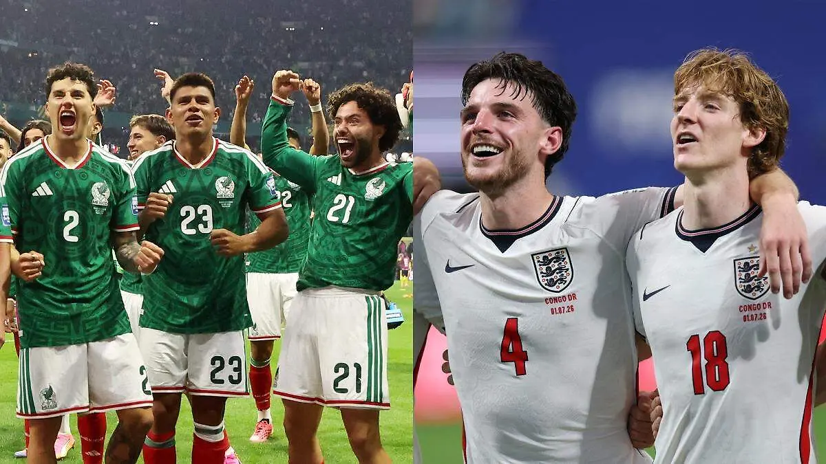 México e Inglaterra juegan los 16vos de final