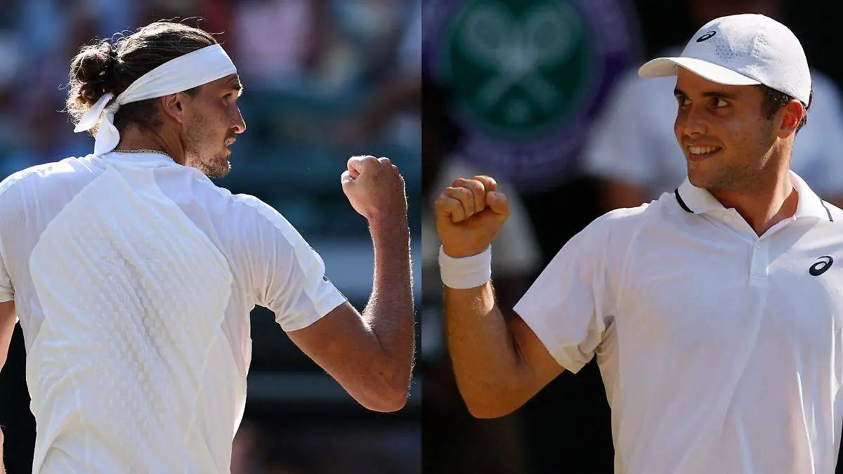 Alexander Zverev juega contra Arthur Fery semifinales de Wimbledon 2026