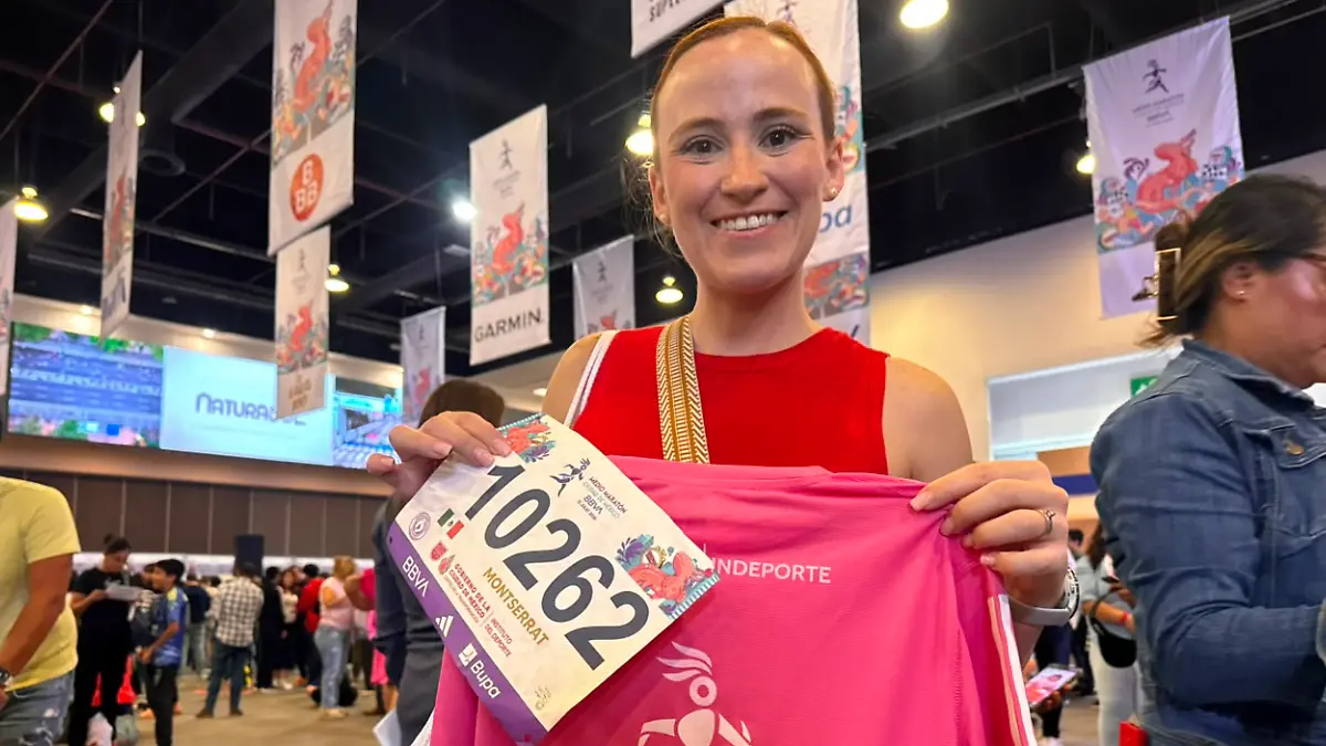 Corredores listos patra el Medio Maratón de la CDMX