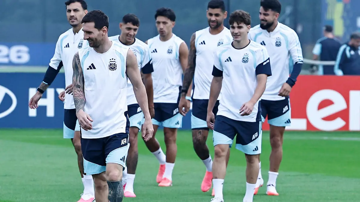 Argentina en entrenamiento