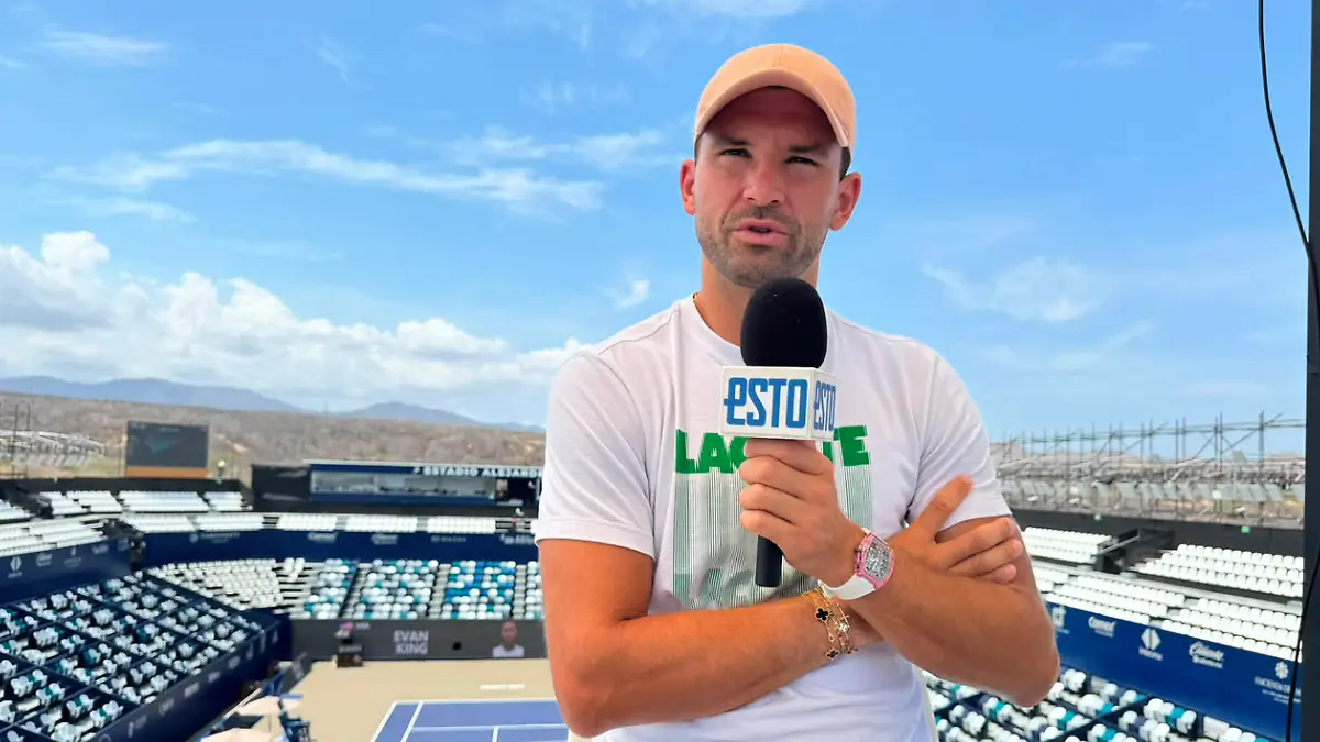 Grigor Dimitrov en entrevista para el ESTO