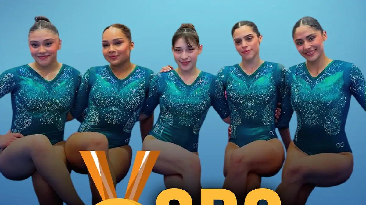 Equipo femenil de Gimnasia gana el oro
