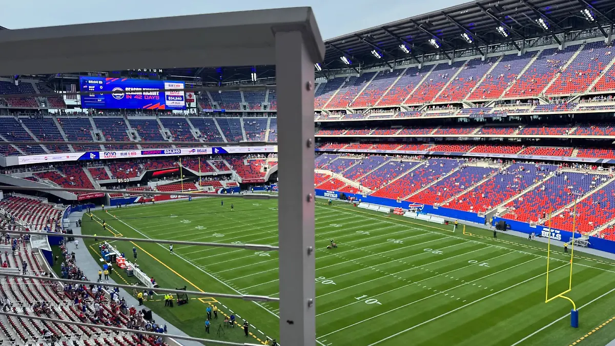 El nuevo estadio de los Bills no tiene la mejor vista