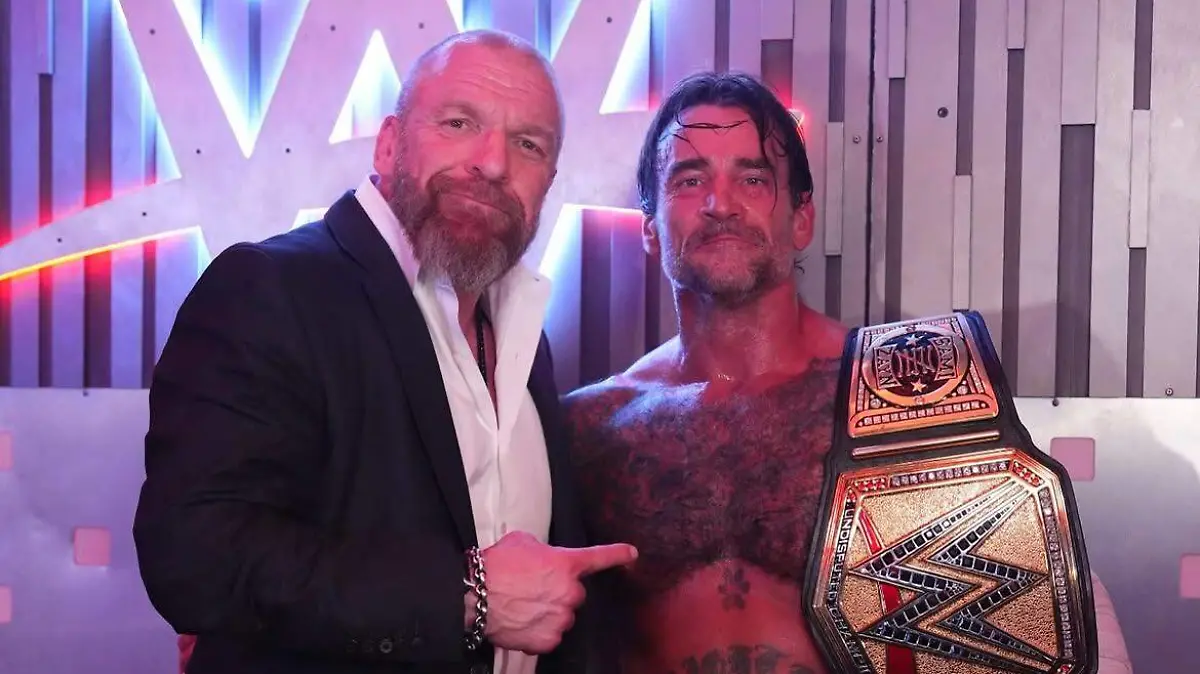 Same building, 15 years later. Different opponent, same result. @cmpunk is the Undisputed @WWE C