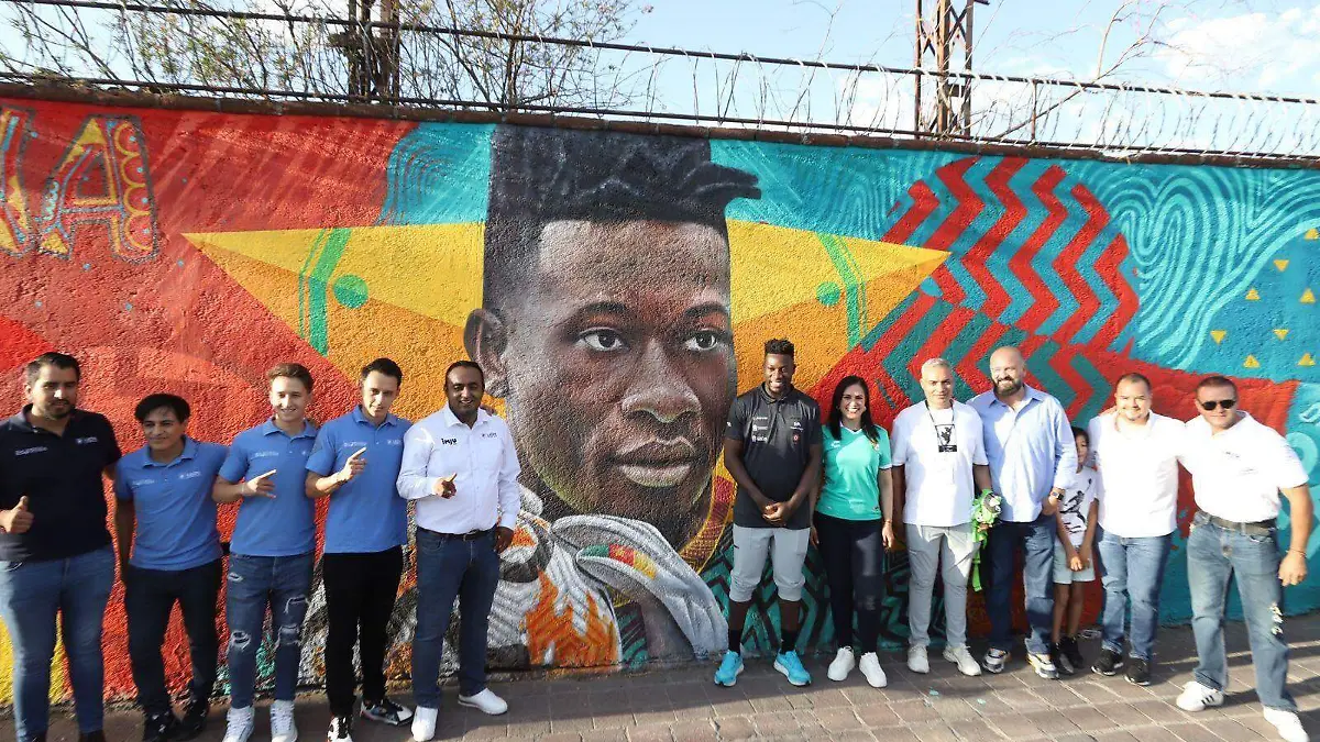 André Onana mural