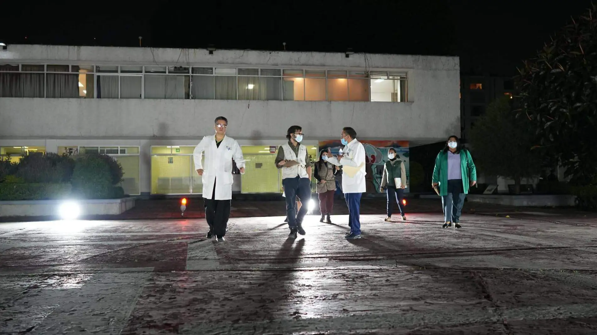 IMSS-Bienestar y Sedesa supervisan turno nocturno en Hospital General Xoco-INT2