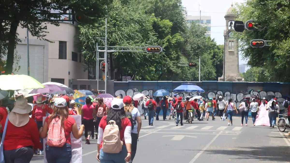 Marchas de la CNTE dejan caos vial en gran parte de la CDMX