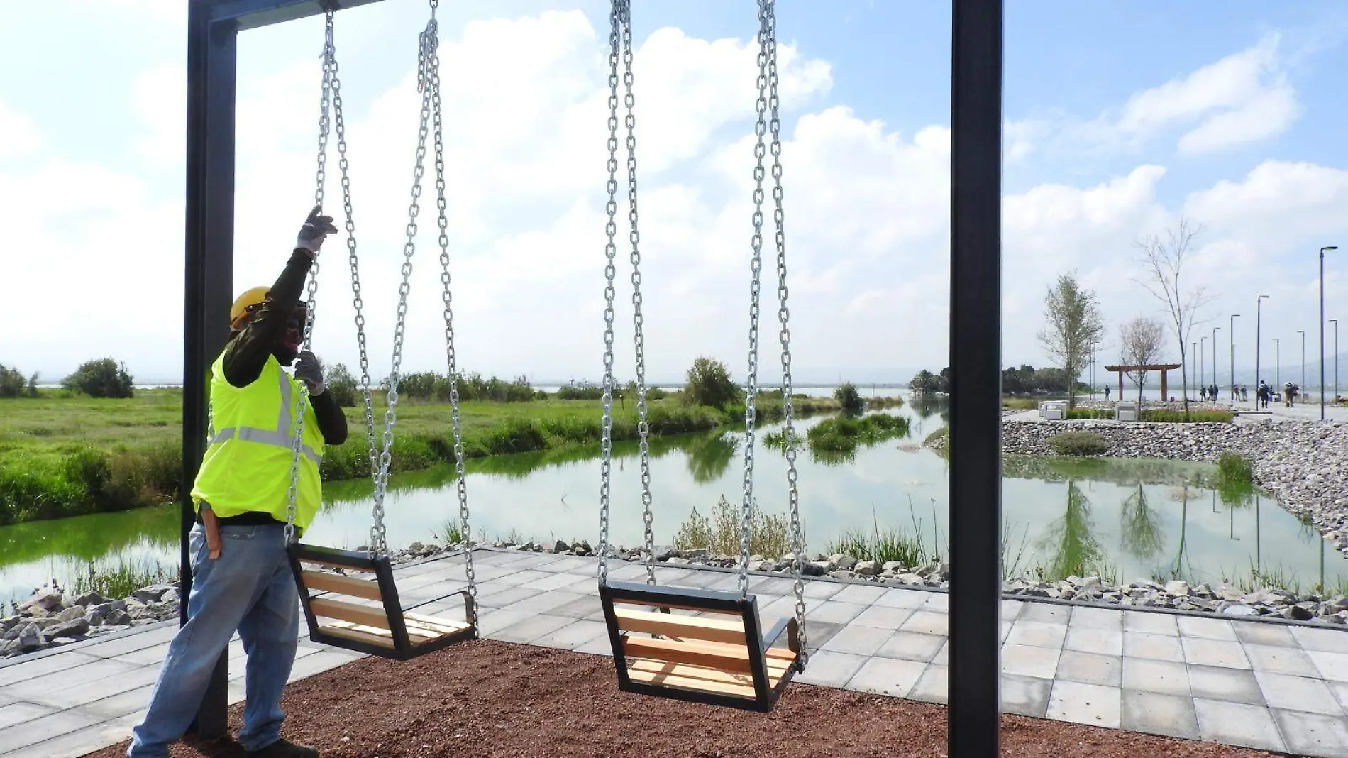 Todo listo para que el presidente López Obrador inaugure el Parque Ecológico Lago de Texcoco-INT11