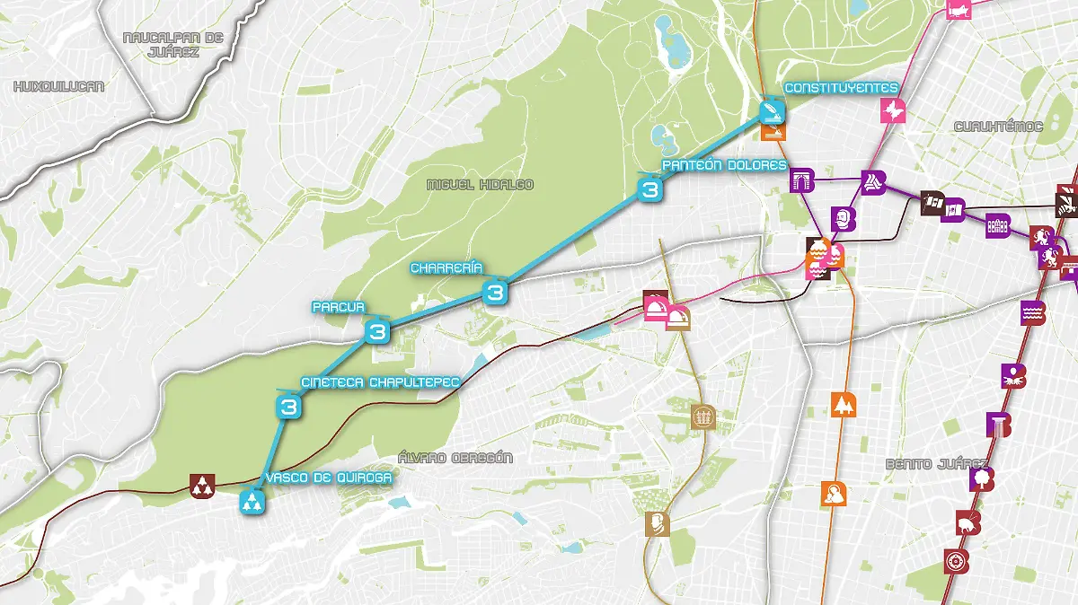 Línea 3 del Cablebús CDMX